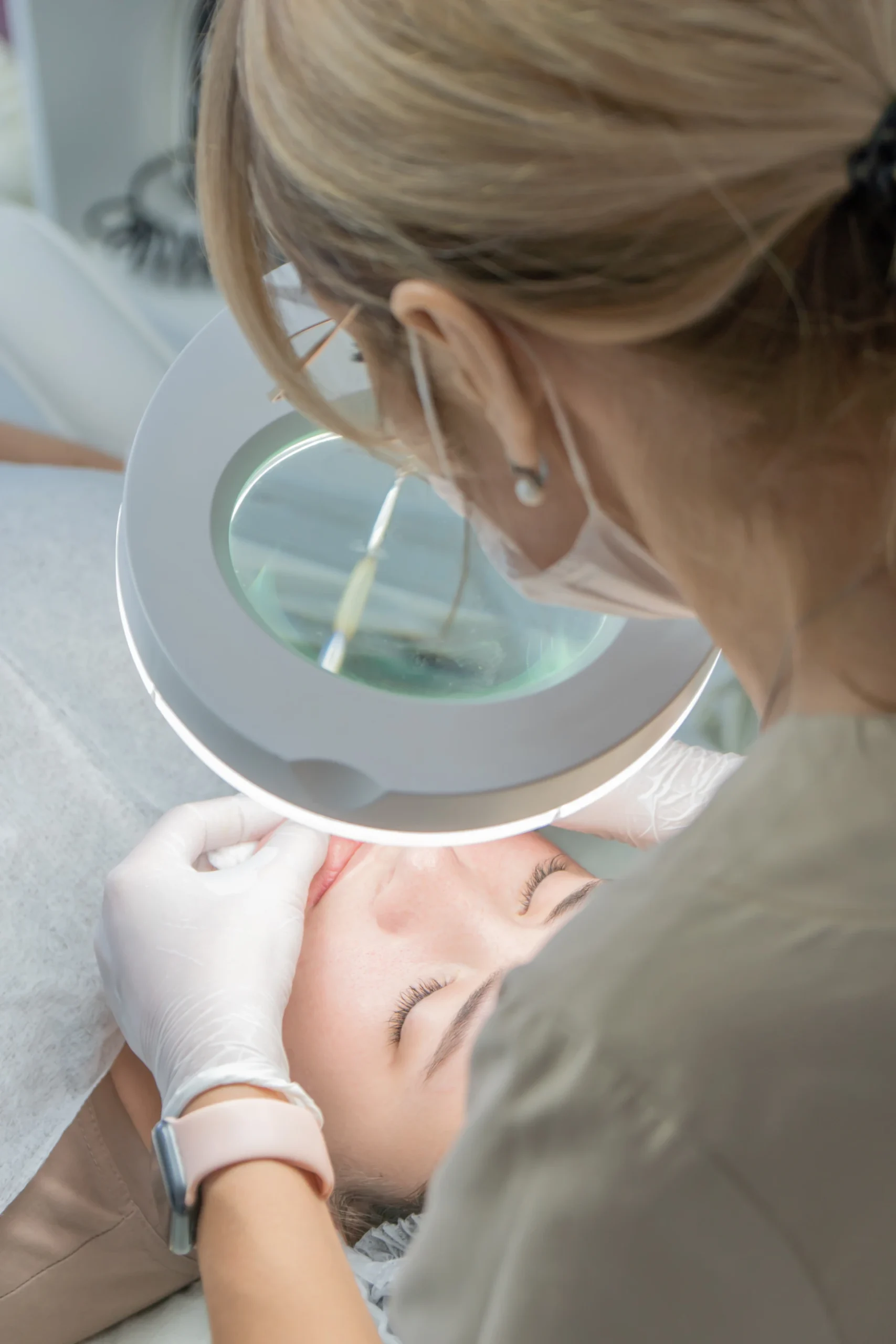 Advanced microneedling device used to treat fine lines wrinkles and uneven skin texture Nashville